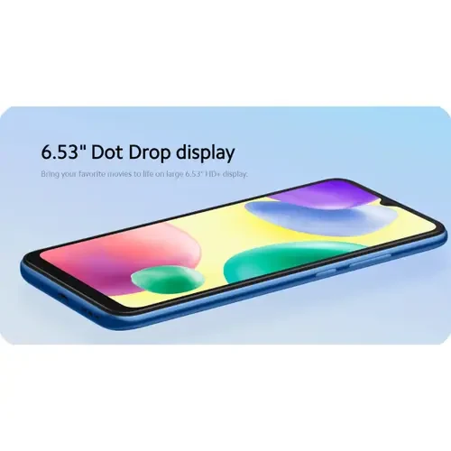image of Redmi 10 A showing display
