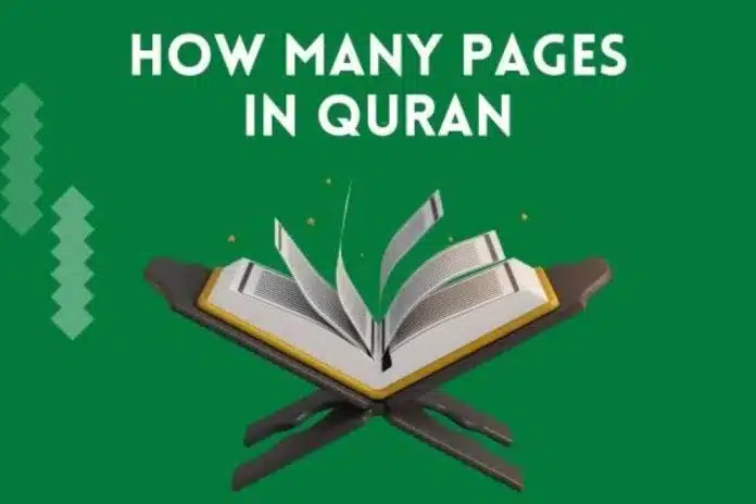 image of holy quran with text of How Many Pages Are in the Quran? written