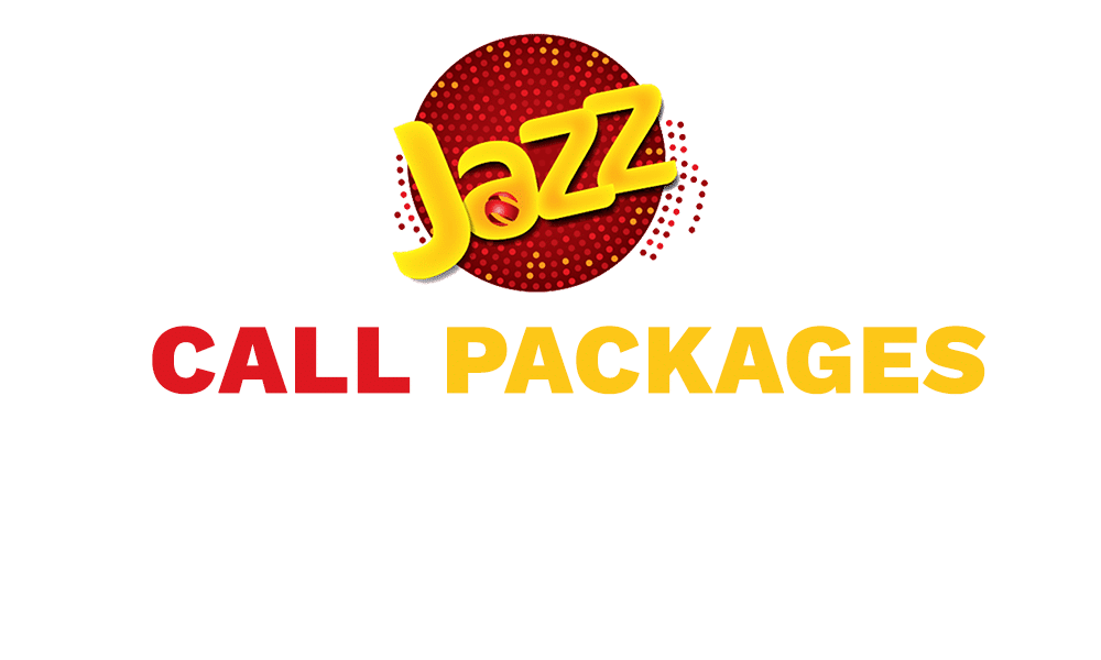image of jazz logo with text showing call packages in center