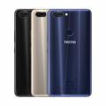 3 techno mobiles in blue, black and white colour