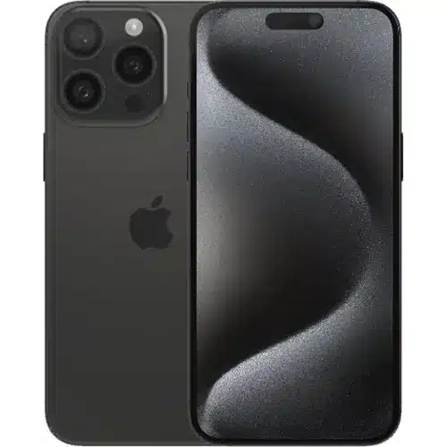 a mobile with sleek design and triple camera showing Apple iPhone 15 Pro Max Price in Pakistan