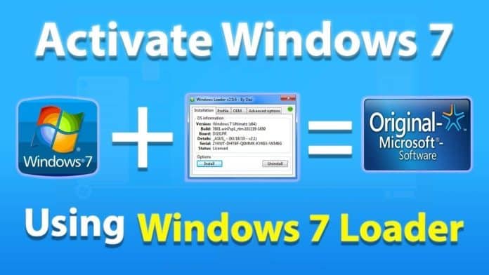 windows 7 logo is showing activate win 7 with windows 7 activator