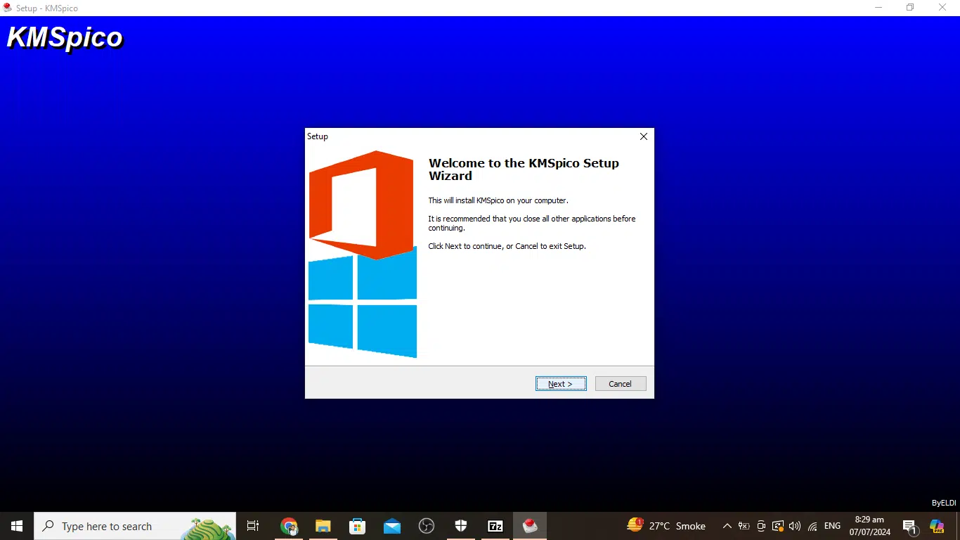 KMSPico is installing on windows