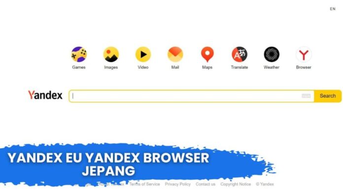 Image showing Yandex EU Yandex Browser Jepang