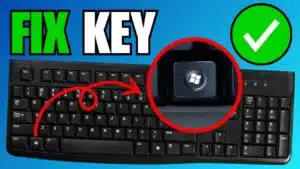 A keboard showing Windows Key Not Working on Windows 10/11