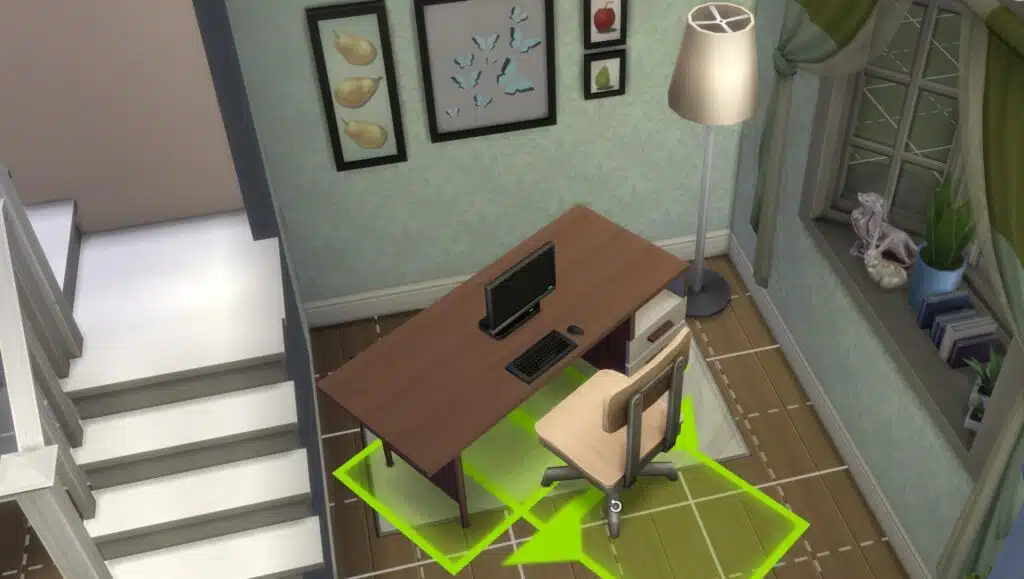 image showing freely rotating items in Sims 4