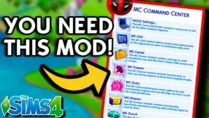 Image showing MC Command Center Sims 4 mod
