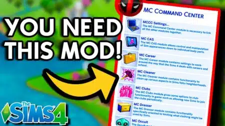 Image showing MC Command Center Sims 4 mod