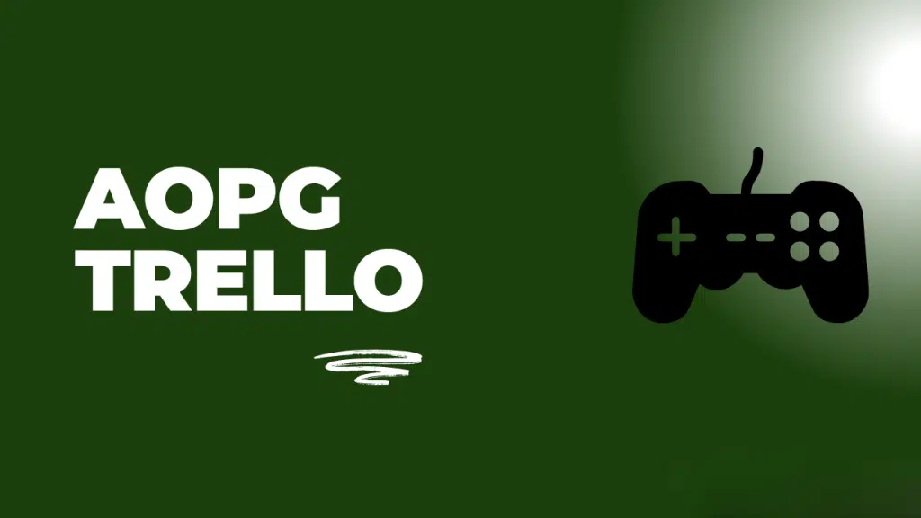 Image showng AOPG Trello with game and discord Link