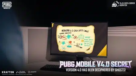 Image showing features of PUBG Mobile 4.0.1 update are mentioned on a paper