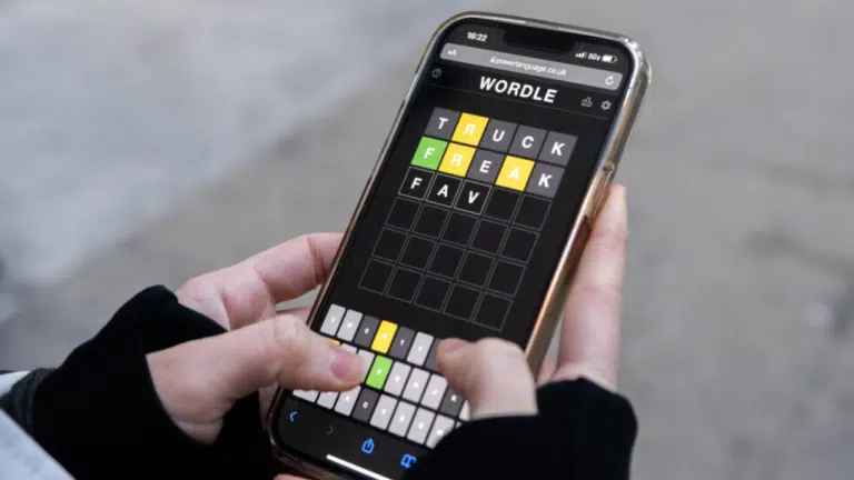 Wordle Hint Today | Answers for August 23, 2025 Image showing a man using Wordle Hint today to solve challenge