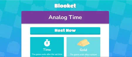 Main dashboard to host blooket game