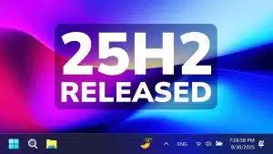 Image showing Windows 11 25H2