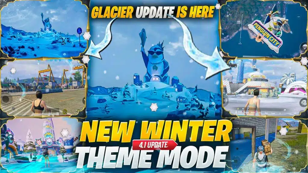 Image showing pubg 4.1 update theme mode and some features