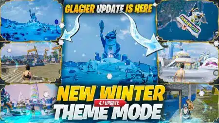 Image showing pubg 4.1 update theme mode and some features